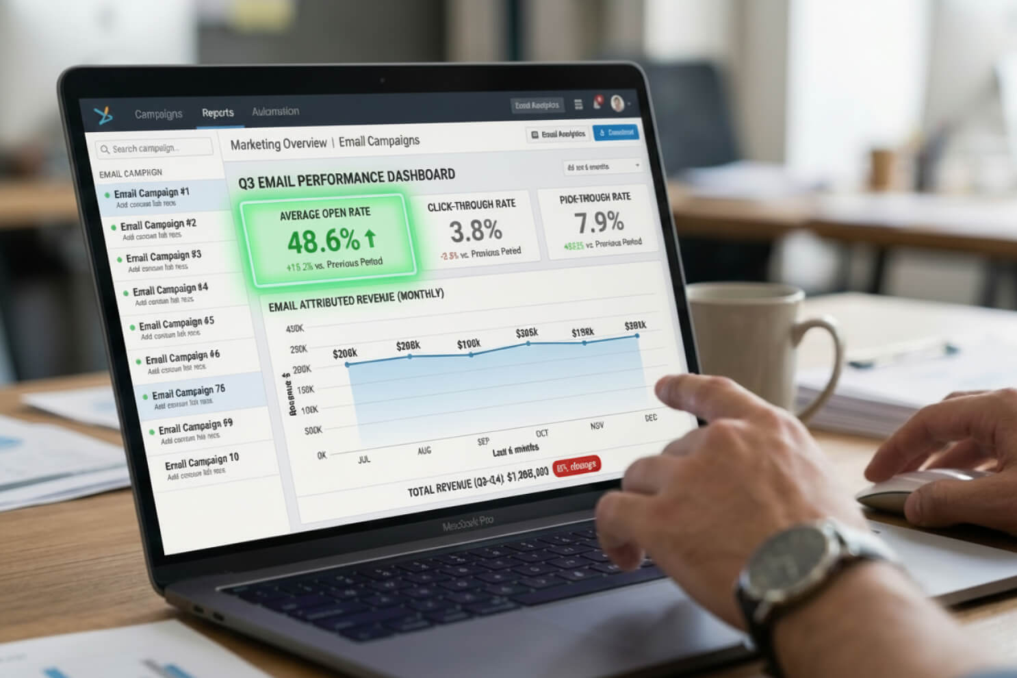 Increased email open rates